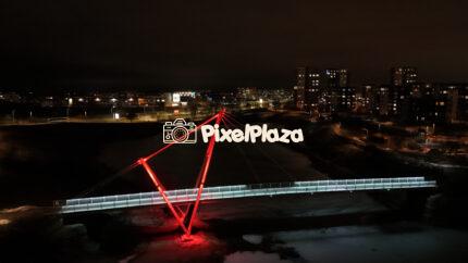 Nightfall Elegance: Lake Pae's Tallinn Ambiance - Drone Photo